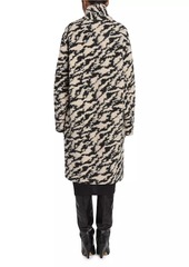 Isabel Marant Felexia Wool-Blend Pattern Coat