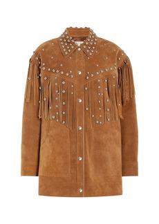 Isabel Marant Fenzy Fringed Suede Jacket - Brown - FR 38 - Moda Operandi