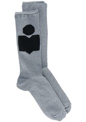 Isabel Marant intarsia logo socks
