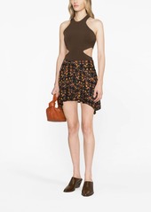 Isabel Marant floral-print asymmetric skirt