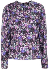 Isabel Marant floral-print stretch-silk blouse