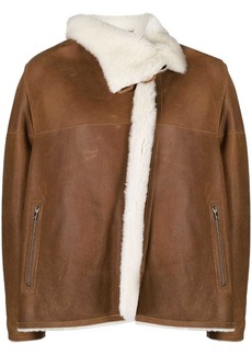 Isabel Marant fur-lining leather jacket