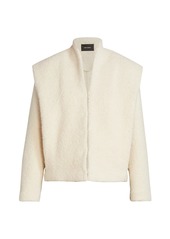 Isabel Marant Galadriel Alpaca & Wool-Blend Faux-Fur Jacket