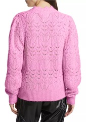 Isabel Marant Galini Alpaca-Blend Pointelle Sweater