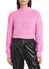 Isabel Marant Galini Alpaca-Blend Pointelle Sweater