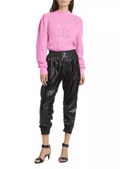 Isabel Marant Galini Alpaca-Blend Pointelle Sweater