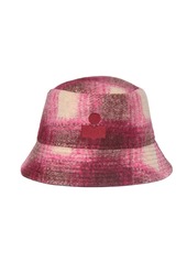 Isabel Marant Haley Checked Wool Blend Bucket Hat