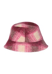 Isabel Marant Haley Checked Wool Blend Bucket Hat