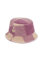 Isabel Marant Haley Checkered Bucket Hat