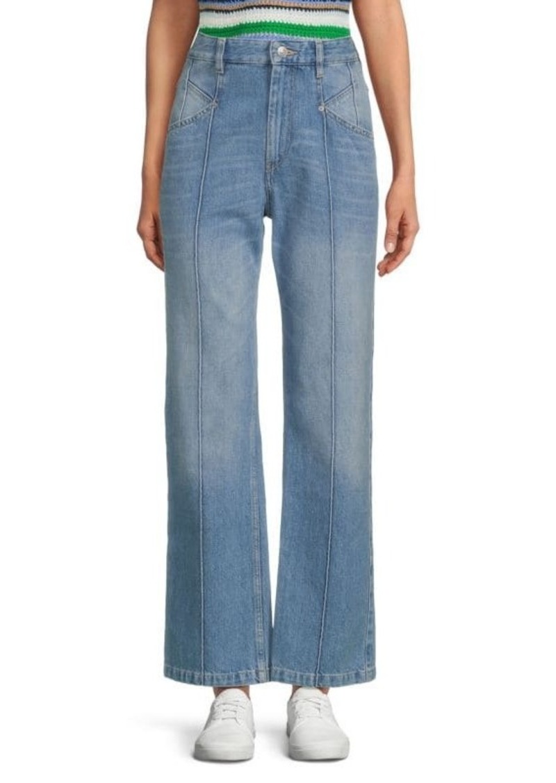 Isabel Marant High Rise Straight Jeans