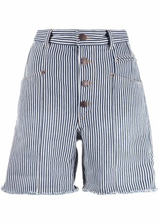 Isabel Marant high-waisted button-fastening shorts