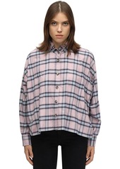 Isabel Marant Ilaria Plaid Cotton Flannel Shirt