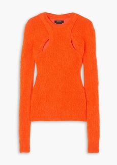 Isabel Marant - Alford cutout knitted sweater - Orange - FR 34