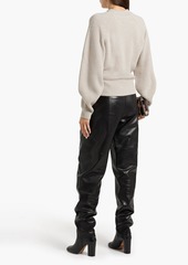 Isabel Marant - Azel wool and cashmere-blend sweater - Neutral - FR 34