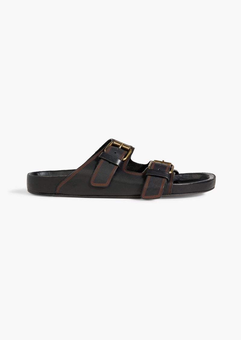 Isabel Marant - Buckled leather sandals - Black - EU 41