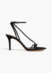 Isabel Marant - Crystal-embellished suede sandals - Black - EU 36