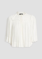 Isabel Marant - Dahlia ruffled gauze shirt - Black - FR 36