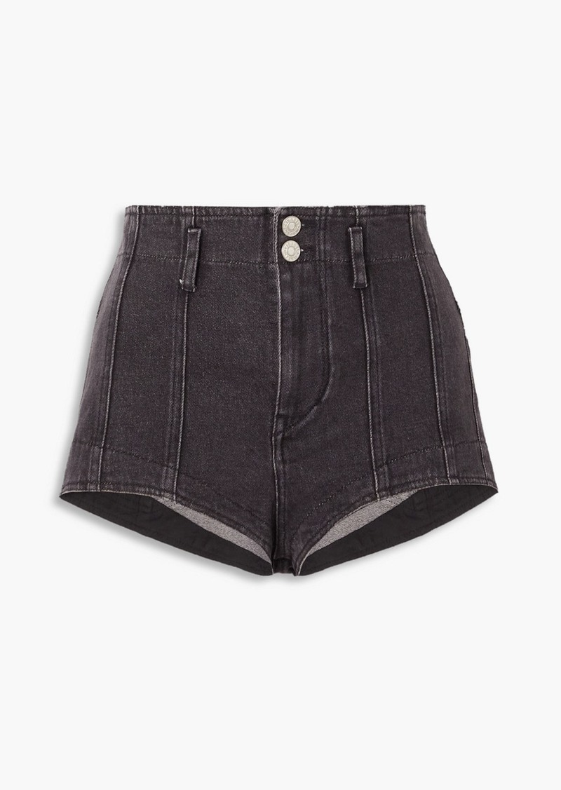 Isabel Marant - Deverson denim shorts - Gray - FR 38