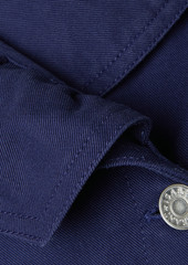 Isabel Marant - Dipazo belted ruffled cotton-twill jacket - Blue - FR 34
