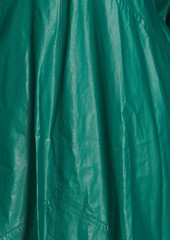 Isabel Marant - Drea modal-blend faux leather dress - Green - FR 34