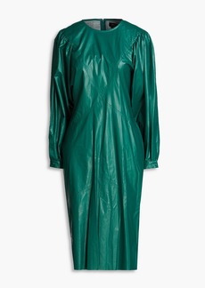 Isabel Marant - Drea modal-blend faux leather dress - Green - FR 34