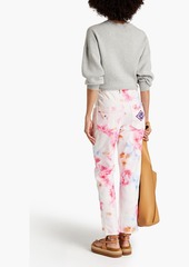 Isabel Marant - Eloisa tie-dyed high-rise tapered jeans - Multicolor - FR 34