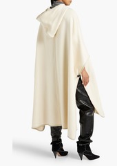 Isabel Marant - Eowyn wool-blend felt hooded poncho - White - 0