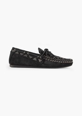 Isabel Marant - Freen embellished suede loafers - Gray - EU 35