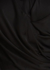 Isabel Marant - Gathered satin-jersey top - Black - FR 34