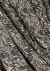 Isabel Marant - Gimli ruched printed jersey top - Black - FR 34