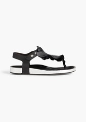 Isabel Marant - Isele ruffled leather sandals - Black - EU 41