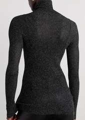 Isabel Marant - Izzi metallic knitted turtleneck sweater - Black - FR 36