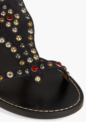 Isabel Marant - Jenada studded suede sandals - Black - EU 36