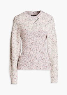 Isabel Marant - Donegal ribbed-knit sweater - Purple - FR 36