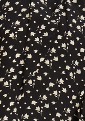 Isabel Marant - Kacila gathered floral-print silk crepe de chine blouse - White - FR 34