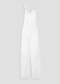 Isabel Marant - Keisha belted cotton and linen-blend wide-leg jumpsuit - White - FR 38