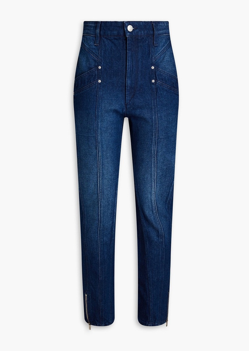 Isabel Marant - Kelissa high-rise slim-leg jeans - Blue - FR 34