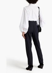 Isabel Marant - Kilandy pleated cotton-canvas tapered pants - Black - FR 34