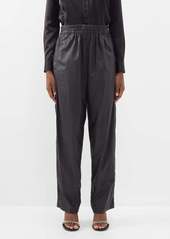 Isabel Marant - Kylie Crinkled-cotton Trousers - Womens - Black