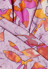 Isabel Marant - Madinea asymmetric floral-print crepe top - Pink - FR 44