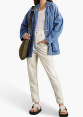 Isabel Marant - Nadeloisa high-rise straight-leg jeans - White - FR 42