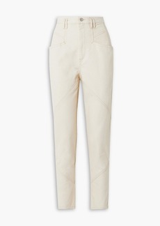 Isabel Marant - Nadeloisa high-rise straight-leg jeans - White - FR 42