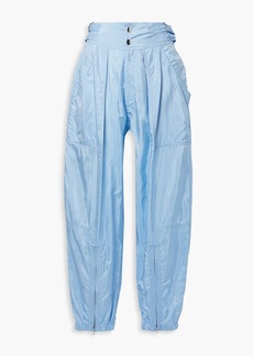 Isabel Marant - Olga pleated shell tapered pants - Blue - FR 36
