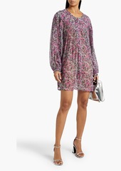 Isabel Marant - Orion floral-print silk-georgette mini dress - Multicolor - FR 34