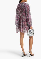 Isabel Marant - Orion floral-print silk-georgette mini dress - Multicolor - FR 34