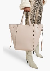 Isabel Marant - Oskan studded pebbled-leather tote - Pink - OneSize