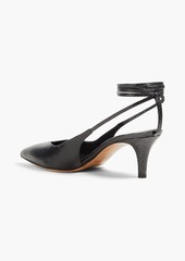 Isabel Marant - Pesar snake-effect leather pumps - Black - EU 36