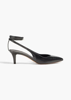 Isabel Marant - Pesar snake-effect leather pumps - Black - EU 36