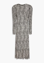 Isabel Marant - Polka-dot jersey maxi dress - Black - FR 34