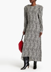 Isabel Marant - Polka-dot jersey maxi dress - Black - FR 34